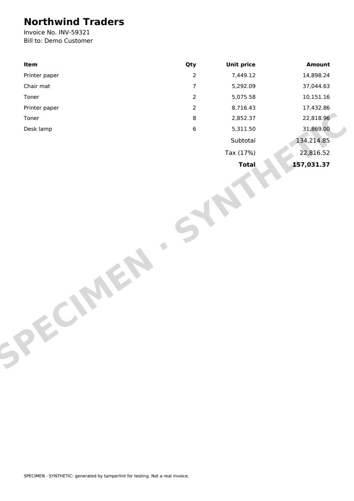 First page of invoice_genuine.pdf